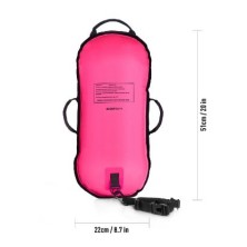 Boya de seguridad Buddyswim agua abiertas Ultralight CSW (rosa)