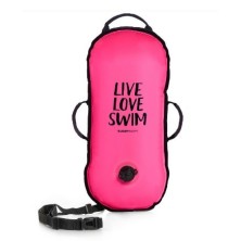 Boya de seguridad Buddyswim agua abiertas Ultralight CSW (rosa)