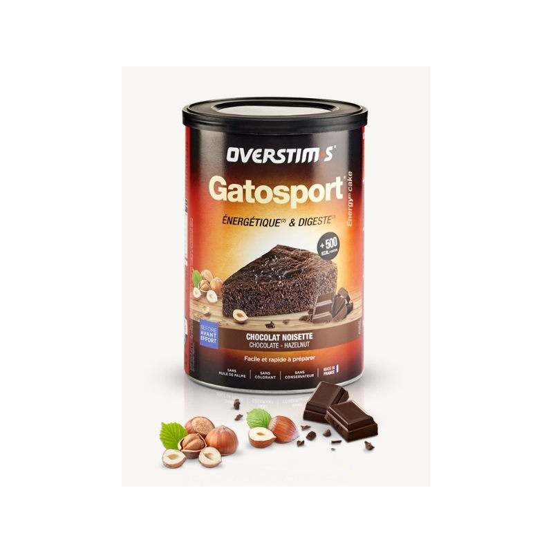 Gatosport Overstims chocolate/avellana (400g)