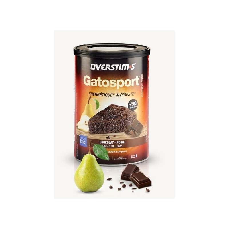 Gatosport Overstims chocolate/pera (400g)