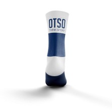 Calcetines Multi-Sport Otso Medium Cut Azul Electrico/Blanco