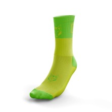 Calcetines multi sport medium cut amarillo fluor verde fluor