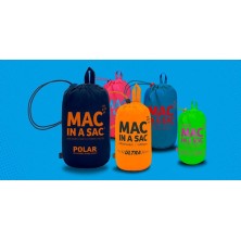 Chaqueta impermeable Origin Neon Yellow 10.000 mm Mac in a Sac recogido