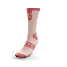 Calcetines de Ciclismo High Cut Pink Coral & Pink Salmon