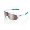 Gafas 100% Speedtrap Bora HansGrohe blanco con lentes gris