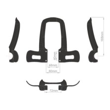 Acople Controltech Impel Clip-on Carbono 31.8