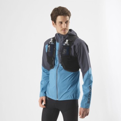 Chaleco Salomon Active Skin 4 Negro + 2 Soft Flask