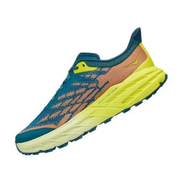 Zapatillas Hoka Speedgoat 5 azul naranja amarillo