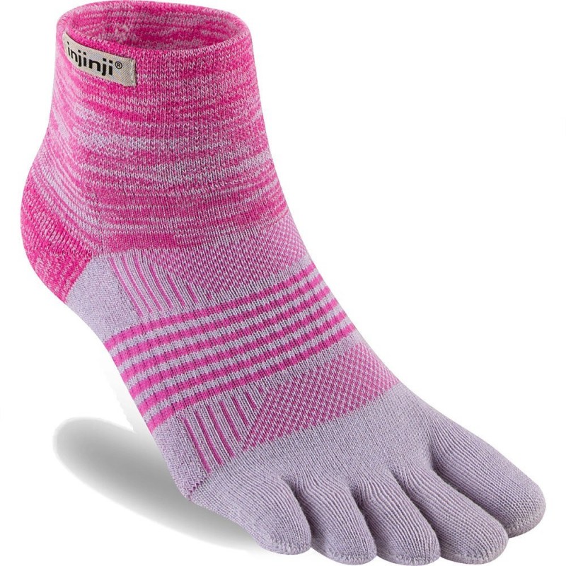 Calcetines Trail Midweight Mini-crew Rosa