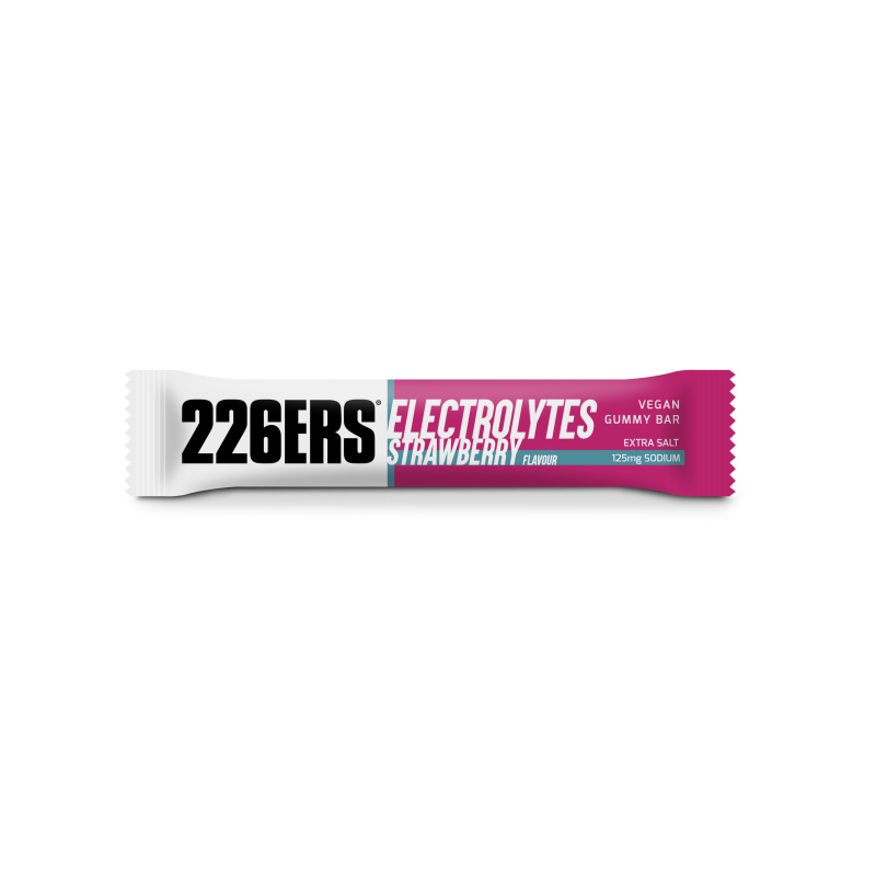 Barrita vegan gummy con electrolitos Fresa 226ers