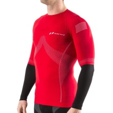 Camiseta Land Alpina Manga Larga Rojo