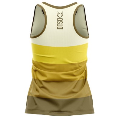Camiseta Otso S/Manga Singlet amarillo mujer