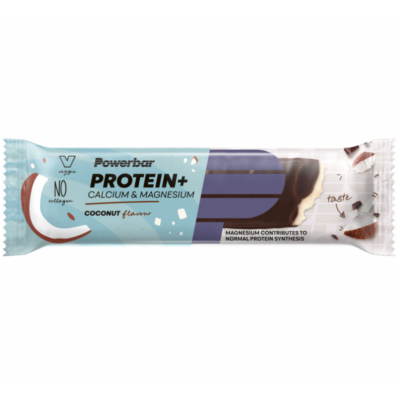 Barrita Powerbar Protein Plus Calcio y Magnesio coco