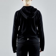 Sudadera Craft Evolve Hood jacket mujer negro