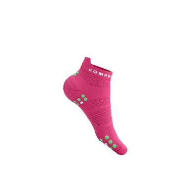 Calcetines Compressport Pro Racing Low Socks V4.0 rosa