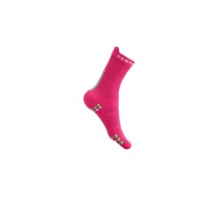 Calcetines Compressport Pro Racing Socks V4.0 high rosa