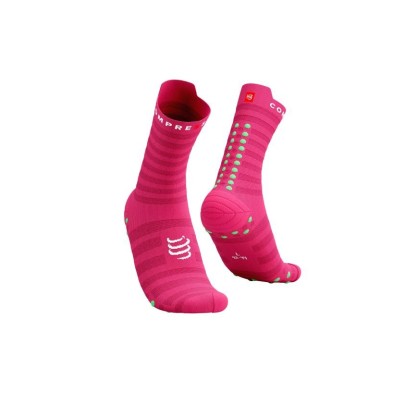 Calcetines Compressport Pro Racing Ultralight High V4.0 Rosa