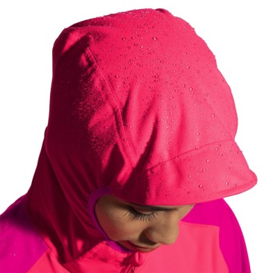 Chaqueta impermeable Brooks High Point mujer rosa