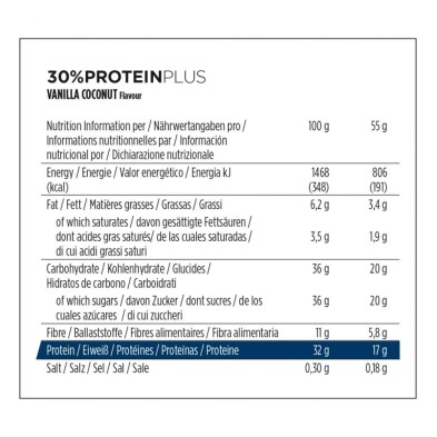 Barrita Powerbar 30% Protein Plus 55grs