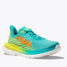 Zapatillas HOKA Mach 5 mujer turquesa amarillo naranja