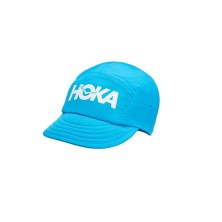 Gorra plegable azul Hoka