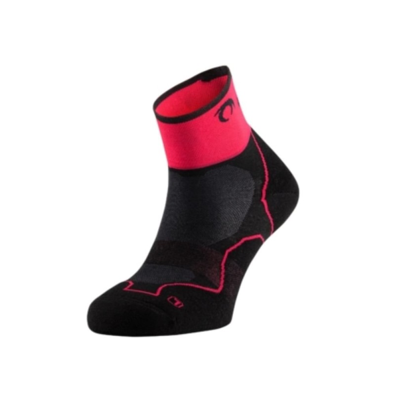 Calcetines Desafio mujer negro fucsia Lurbel