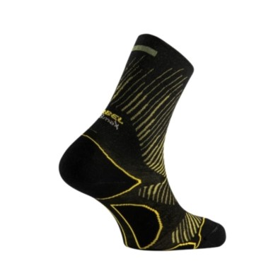 Calcetines Lurbel Distance Lyn negro/amarillo