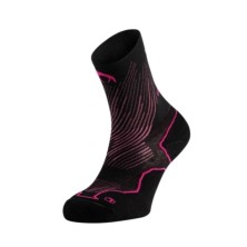 Calcetines Distance Lyn negro fucsia