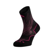 Calcetines Lurbel Distance Lyn negro/fucsia