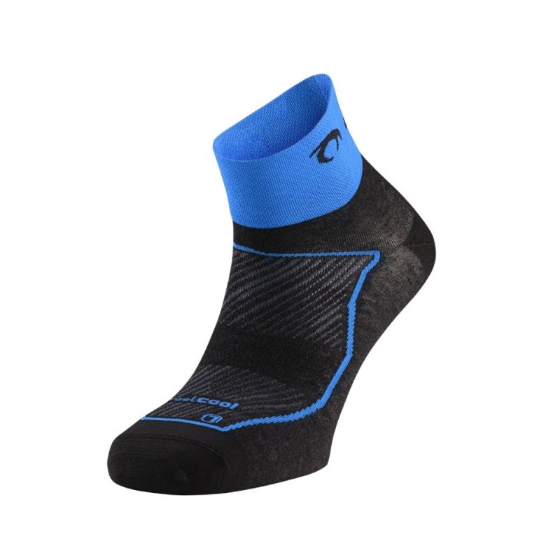 Calcetines Lurbel Race negro azul royal
