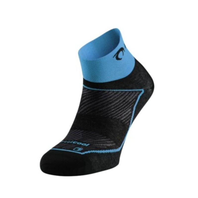 Calcetines Race mujer negro turquesa Lurbel