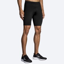 Malla running Brooks Source 9" hombre negro delante