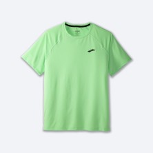 Camiseta manga corta Brooks Atmosphere hombre verde neón