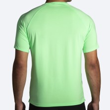 Camiseta running Brooks Atmosphere hombre verde neón