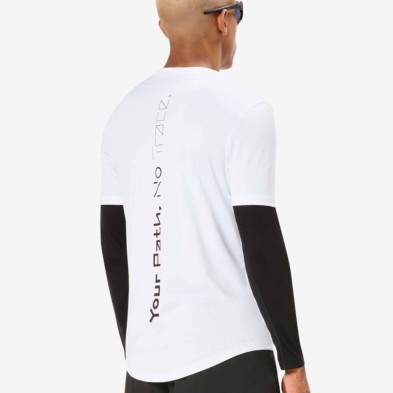 Camiseta Manga corta NNormal Race T-Shirt hombre blanca detrás