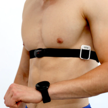 Sensor CORE de temperatura corporal en la cinta de pulso