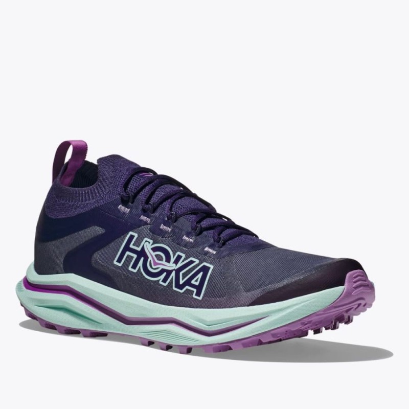 Zapatillas Hoka Zinal 2 mujer morado verde turquesa