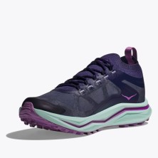 Zapatillas Hoka Zinal 2 mujer morado verde turquesa