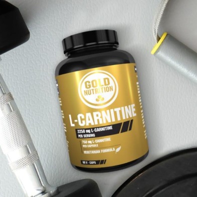 L-Carnitina Gold Nutrition 60 cápsulas reductor grasa