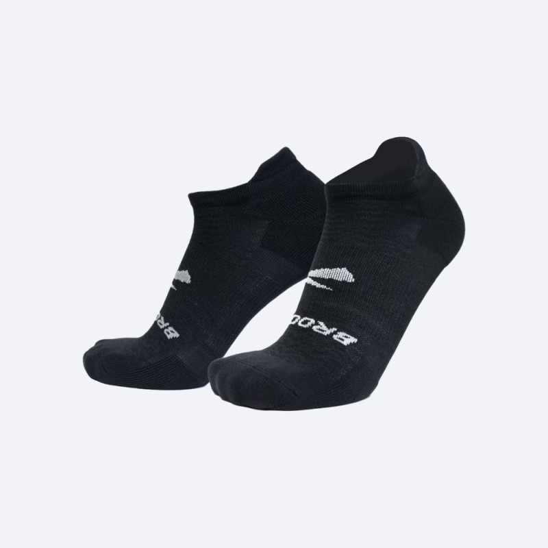 Calcetines Brooks Run-In No Show negros par