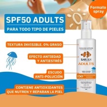Spray Safe Sea Sport SPF 50+ medusas fotoprotector pieles