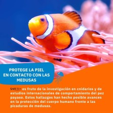 Spray solar Safe Sea Sport SPF 50+ fotoprotector protección frente medusas