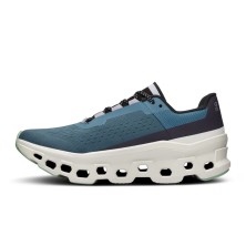 Zapatillas On Running Cloudmonster mujer Dust/Vapor lateral
