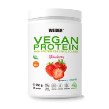Weider Vegan protein fresa 750g