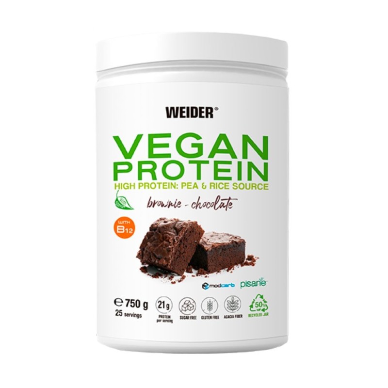 Weider Vegan protein brownie chocolate 750g