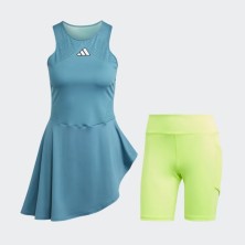 Vestido Adidas Aeroready Pro Tennis dos en uno Arctic Fusion / Lucid Lemon