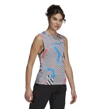 Camiseta sin mangas Adidas Parley Terrex Agravic Trail mujer estampado