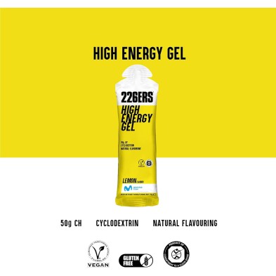 226ers High Energy Gel 76g Limon con ciclodextrina