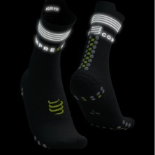 Calcetines Compressport Pro Racing V4.0 Run High Flash fluorescentes