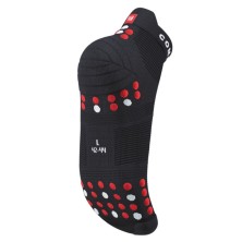 Calcetines Compressport Pro Racing V4.0 Run Low negro rojo planta